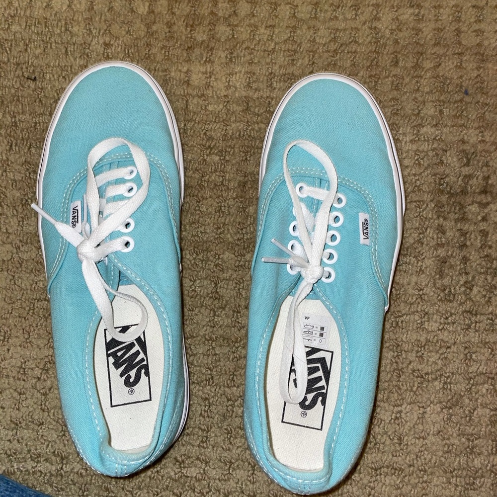 Teal Authentic Vans